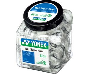 Yonex Wet Super Grap Surgrip 60 pièces. Blanc ONE-SIZE