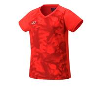 Yonex YW0033 T-shirt à col rond pour femme Rouge M