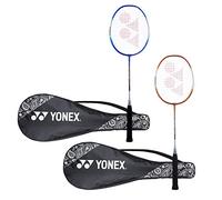 YONEX ZR 100 Lot de 2 raquettes de badminton en aluminium léger avec couverture intégrale Bleu et bleu Fabriqué en Inde