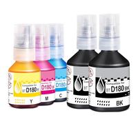 Yongairuink BTD180 Cartouches d'encre compatibles BTD-180BK BTD180C BTD180M BTD180Y pour imprimante Bro DCPT580DWRE1 DCPT780DWRE1 (2BK 1C 1M 1Y