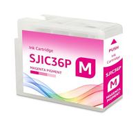 Yongairuink Cartouches d'encre magenta compatibles SJIC36P SJIC36PM pour C13T44C340 pour EPN ColorWorks C6000 C6500 Ae Pe (1 magenta)