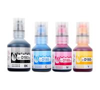 Yongairuink Lot de 4 bouteilles d'encre compatibles BTD180BK BTD180C BTD180M BTD180Y pour imprimante BRO DCPT580DWRE1 DCPT780DWRE1 (noir, cyan, magenta, jaune)