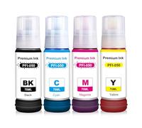 Yongairuink Lot de 4 cartouches d'encre pigmentée compatibles PFI-050 PFI-050BK PFI-050C PFI-050M PFI-050Y pour CAN ImagePrograf TC-20 TC-20M