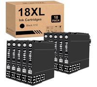 Yongairuink T1811 Encre compatible avec EPS Expression Home XP-315 XP-320 XP-322 XP-325 XP-33 XP-400 XP-402 XP-405 XP-410 XP-412 XP-413 XP-415 XP-420 XP-422 XP-425 (10BK)