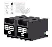 Yongairuink T6715 T6716 Boîte de Maintenance d'encre Compatible avec EPS C13T671600 C13T671500 Boîte de Maintenance pour Workforce Pro WF-4720DWF WF-4725DWF WF-4730DTWF WF-4740DTWF WF-C5210DW (2 Pack)