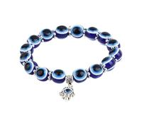 Yongany Bracelet avec perles contre le mauvais œil | Bracelet de protection pour protection, bracelet à perles œil bleu pour adolescents, filles, garçons, Refer to description, Résine