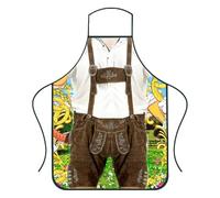Yongany Tablier de barbecue amusant pour homme | Tablier de cuisine respirant avec motif humoristique pour restaurant, mariage, Thanksgiving, camping, barbecue, pique-nique, Noël, C, Refer to