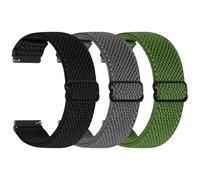 YONGBB 22mm Bracelet en nylon élastique pour Xiaomi Redmi Watch 5 Active/5 Lite/Watch S4 47mm/S4 Sport/Garmin Venu 3/Venu 2/Forerunner 255/265/Amazfit Bip 6/Bip 5/Balance 2/Balance/Cheetah Bracelet