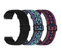 YONGBB 22mm Bracelet en nylon élastique pour Xiaomi Redmi Watch 5 Active/5 Lite/Watch S4 47mm/S4 Sport/Garmin Venu 3/Venu 2/Forerunner 255/265/Amazfit Bip 6/Bip 5/Balance 2/Balance/Cheetah Bracelet
