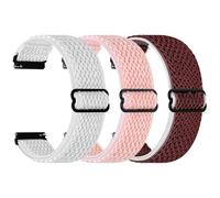 YONGBB 22mm Bracelet en nylon élastique pour Xiaomi Redmi Watch 5 Active/5 Lite/Watch S4/Garmin Venu 3/Venu 2/Forerunner 255/265/Amazfit Bip 6/Bip 5/Balance/Balance 2/Cheetah/Cheetah Pro/GTR 4