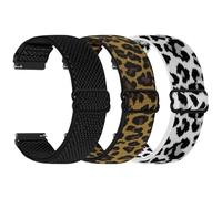 YONGBB 22mm Bracelet en nylon élastique pour Xiaomi Redmi Watch 5 Active/5 Lite/Watch S4/Garmin Venu 3/Venu 2/Forerunner 255/265/Amazfit Bip 6/Bip 5/Balance/Balance 2/Cheetah/Cheetah Pro/GTR 4