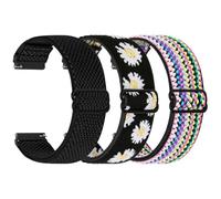 YONGBB 22mm Bracelet en nylon élastique pour Xiaomi Redmi Watch 5 Active/5 Lite/Watch S4/Garmin Venu 3/Venu 2/Forerunner 255/265/Amazfit Bip 6/Bip 5/Balance/Balance 2/Cheetah/Cheetah Pro/GTR 4