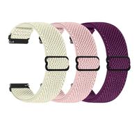 YONGBB 22mm Bracelet en nylon élastique pour Xiaomi Redmi Watch 5 Active/5 Lite/Watch S4/Garmin Venu 3/Venu 2/Forerunner 255/265/Amazfit Bip 6/Bip 5/Balance/Balance 2/Cheetah/Cheetah Pro/GTR 4