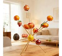 Yongdatong Exploded Fruit Bowl, Fireworks on the Dinner Table, Creative Home DecorFruit Rack, Art 360°floating Fruit Display,By Not Stacking Fruiton Top of Each Other Keeps Them Fresh (2 pcs)