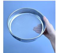YONGERN 1pc Standard Standard Test De Laboratoire Tamis 304 Sus Filtre Maillage Chroming Cadre Chroming Inspection Inspection Pharmacopée Tamis Dia 20cm 80-500 Maillage 1pc (Size : 200 Mesh(0.075mm)