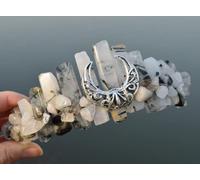 YONGERN CR-02 Couronne de cristal brut Quartz Bandeau Tiare Festival Bijoux de mariage Chapeaux Accessoires pour cheveux Cadeau magique (couleur : 11)