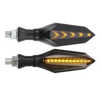 yongewu Clignotants indicateur Compatible avec Yamaha pour XJR1300 pour XP500 pour XP530 pour XS250SE pour XS400 pour XS650 pour XS750 pour XS850 pour XS1100 Clignotants de Moto(Yellow,2piece)