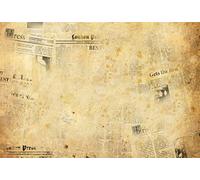 YongFoto 2,2x1,5m Polyester Toile de Fond Vieux journaux Angleterre Typo Irlandais Wall Art pPster Fond Décors Studio Photo Banner Enfant Video Fete Photobooth Photographie Accesorios