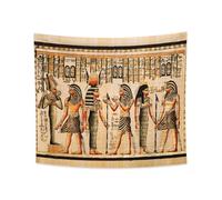YONGFOTO 220x190cm Tapisserie Égypte Antique, Pharaon Dieu Osiris Hathor Et Isis Symbole Civilisation Antique Tapisseries Murales Pour Maison Décoration Murale Nappe Couverture