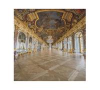 YongFoto 2x2m Arrière-Plan Photographie Ancien Palais Château de Versailles Galerie des miroirs Peinture Murale du dôme Couloir Mariage Photographie pour Européen Médiéval Voyage Portrait Studio