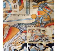 YongFoto Drapeau de la mythologie égyptienne - 0,9 x 1,5 m - Double face - En toile de jute - Bannière murale - Dieu antique - Coutures vives - Durable - Résistant à la décoloration - Résistant aux