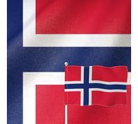 YongFoto Drapeau de la Norvège 0,8 x 1,2 m double face en toile de jute - Bannière nationale norvégienne - Coutures vives - Durable - Résistant aux UV - Résistant aux intempéries - Pour jardin