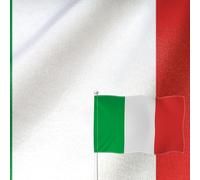 YongFoto Drapeau de l'Italie 0,6 x 0,9 m double face en toile de jute République italienne, bannière nationale de la République italienne, cousu à quatre côtés, couleurs vives, durable, résistant aux