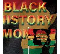 YongFoto Drapeau du mois de l'histoire noire - 9 x 1,5 m - Double face - Toile de jute afro-américaine - Coutures vives - Durable - Résistant à la décoloration - Résistant aux intempéries - Pour