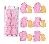 YongHang 3D Emporte pièces patisserie orientale Tampon Biscuits Personnalisable réutilisables pour enfants pain Décoration de gâteau Fête d'anniversaire pour DIY Cuisson (Dog)