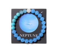 YONGHONGKEJI Bracelet Planète Système Solaire Univers Galaxie Bracelets En Pierres Naturelles pour Femmes Bracelet Manchette Extensible Huit Planètes Bracelets Étoiles Gardiennes pour Hommes Cad