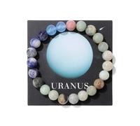 YONGHONGKEJI Bracelet Planète Système Solaire Univers Galaxie Bracelets En Pierres Naturelles pour Femmes Bracelet Manchette Extensible Huit Planètes Bracelets Étoiles Gardiennes pour Hommes Cad