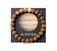 YONGHONGKEJI Bracelet Planète Système Solaire Univers Galaxie Bracelets En Pierres Naturelles pour Femmes Bracelet Manchette Extensible Huit Planètes Bracelets Étoiles Gardiennes pour Hommes Cad