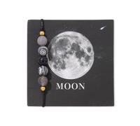 YONGHONGKEJI Bracelet Planète Système Solaire Univers Galaxie Bracelets En Pierres Naturelles pour Femmes Bracelet Manchette Réglable En Corde Huit Planètes Bracelets Étoiles Gardiennes pour Ho