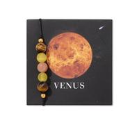 YONGHONGKEJI Bracelet Planète Système Solaire Univers Galaxie Bracelets En Pierres Naturelles pour Femmes Bracelet Manchette Réglable En Corde Huit Planètes Bracelets Étoiles Gardiennes pour Ho