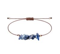 YONGHONGKEJI Bracelets Chakra pour Femmes Bracelet En Cristal Coloré Naturel pour 7 Chakras Bracelets Manchette En Pierres Précieuses Irrégulières Bracelets En Corde Réglables En Puce De Crista