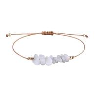 YONGHONGKEJI Bracelets Chakra pour Femmes Bracelet En Cristal Coloré Naturel pour 7 Chakras Bracelets Manchettes En Pierres Précieuses Irrégulières Bracelets En Corde Réglables En Puces De Cris