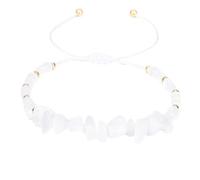 YONGHONGKEJI Bracelets Chakra pour Femmes Bracelets En Cristal Naturel Coloré pour 7 Chakras Manchette Irrégulier En Pierres Précieuses Bracelet En Cristal En Corde Réglables