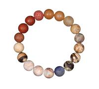 YONGHONGKEJI Bracelets Système Solaire Bracelet Bijoux Univers Galaxie Planète Pierre Perlée pour Homme Femme Pierre Naturelle Cristal Bracelet Manchette Extensible Bijoux Astronomie Cadeaux Vén