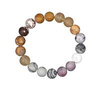 YONGHONGKEJI Bracelets Système Solaire Bracelet Bijoux Univers Galaxie Planète Pierre Perlée pour Homme Femme Pierre Naturelle Cristal Bracelet Manchette Extensible Bijoux Astronomie Cadeaux Satu