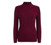 YONGHONGKEJI Pull À Col Roulé pour Femme Manches Longues Basique Extensible Élégant Coupe Ajustée Léger Uni Pull Over sous Vêtement Tricot pour Femme D'Âge Mûr Pull pour Femme d'un Certain Âge