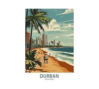 YONGKUIQMK Architecture colorée, ville côtière, promenade sur la plage, le navire, paysage marin, voyage, art mural, peinture sur toile, affiche nordique, décoration(G,40x60cm No Frame)