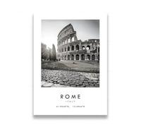 YONGKUIQMK Tableau de voyage en noir et blanc sur toile, paysage d'Italie et d'Australie, affiche, impressions de Paris, Venise et Rome, décoration intérieure(B,30x40cm no frame)