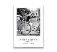 YONGKUIQMK Tableau de voyage en noir et blanc sur toile, paysage d'Italie et d'Australie, affiche, impressions de Paris, Venise et Rome, décoration intérieure(J,30x40cm no frame)