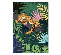 YONGKUIQMK Toile de peinture d'animaux Koala Jungle, affiches et imprimés, Art mural nordique, feuille de Monstera, photos, décoration de la maison(C,50x70cm No Frame)