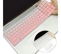YongMai Lot de 2 Protections de Clavier en Silicone pour Ordinateurs Portables HP Envy X360 15M-BP112DX 15M-BQ021DX 15M-BQ121DX 15M-CN0011DX 15M-CN0012DX 15M-CP0011DX 15M-CP0012DX 15-B-B. W069NL R 15