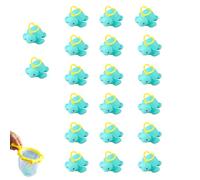 Yongmcxhhj 20 Pièces Jeu De Pêche Aux Canards Kit De Pêche Aux Canards 7x6 Cm Jouet De P-êche pour Le Bain Lumineux Favorisent Le DéVeloppement Sensoriel, pour Baignoire Ou Piscine Garçons Et Filles