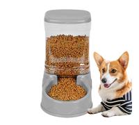 Yongmcxhhj 3.8L Distributeur Eau Chien 29x27x17cm Distributeur Croquettes Chat avec Sa Conception De Sortie De Nourriture pour Nourriture Humide Sèche pour Petits Et Grands Chiens Chats
