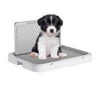 Yongmcxhhj Bac à litière pour chien avec bac récupérateur de pot | Grille antidérapante anti-éclaboussures pour bac de toilette, tapis d'entraînement pour la maison, appartement, chambre à coucher