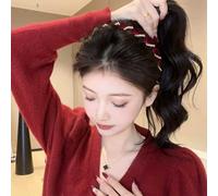 Yongmcxhhj Bandeau Perles pour Filles - 3 Pièces Bandes Cheveux Décoratives,Serre-Têtes à Picots pour Femmes Filles Plage Mariage Soirée École Travail Dîner