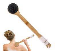 Yongmcxhhj Brosse arrière - Brosse nettoyante pour le corps patte de chat,Brosses de bain à longs manches pour personnes âgées, brosse de douche arrière avec velours doux et dense pour frotter le dos
